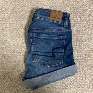 American Eagle High-Rise Shortie Shorts